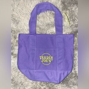 Trader Joe's Purple Tote Bag